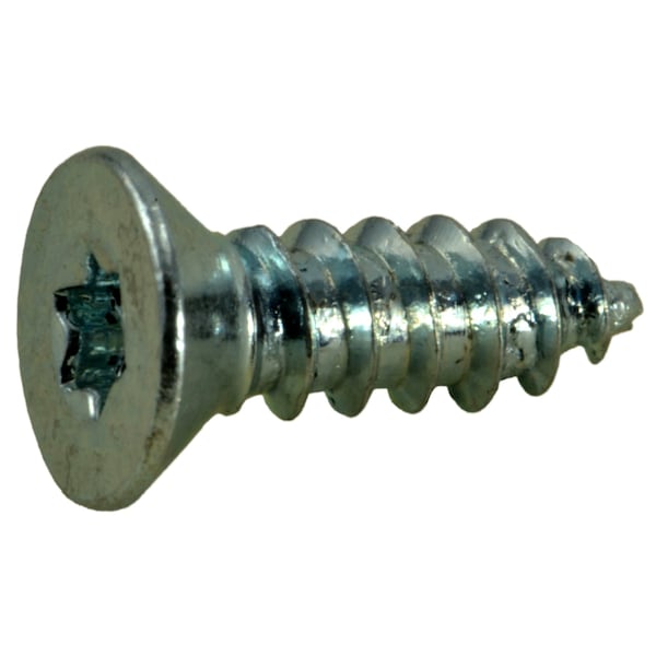 Midwest Fastener Sheet Metal Screw, #8 x 1/2 in, Zinc Plated Steel Flat Head Torx Drive, 35 PK 37012 - main